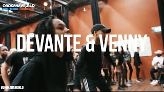 DEVANTE amp VENNY AFRO DANCE  OrokanaWorld ONTOUR NIJMEGEN [upl. by Arze]