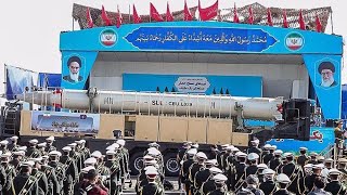 Iran parades 23 ballistic missiles unveils new drone with 4000 km range [upl. by Nema]