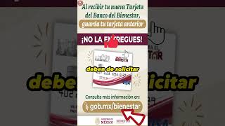 PENSION BIENESTAR cambio de tarjeta bienestar 2024 [upl. by Welcy]