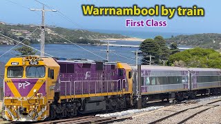 First class on a locohauled regional train  VLine Melbourne to Warrnambool [upl. by Alehtse211]