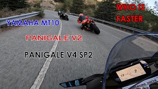 SUPER FAST SKILLED Riders Panigale V4  Panigale V2  Yamaha MT10 [upl. by Lesna]