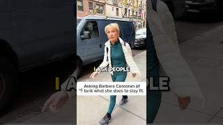 Asking BarbaraCorcoranOfficial what she does for her workouts workout hometour nyc fitness [upl. by Katerina]