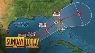 Tropical Storm Milton forecasted to slam Florida as hurricane [upl. by Joab]