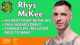 Rhys McKee  UFC Future Paul Hughes Bellator Debut amp PFL Must Change  The Energized Show [upl. by Hendry]