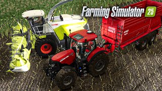 Silage in muddy condition  Farming Simulator 25 GAMEPLAY FS25 [upl. by Anilave391]