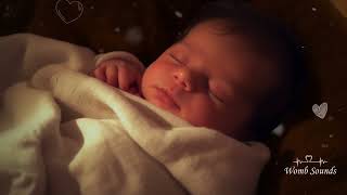 10 Hours WOMB SOUNDS  Baby White Noise Sleep Sounds to Soothe Crying Infant [upl. by Ynor]