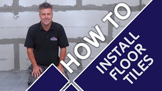 How to Install Floor Tiles  COMPLETE AZ GUIDE  Tiling Trade Tips with Craig Phillips [upl. by Carola]