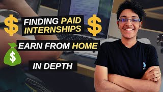 How to Find PAID Remote Internships in 2020 India  EARN from Home🔥🔥 internship [upl. by Enoryt]