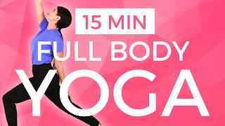 Morning Yoga Flow  15 min Full Body Yoga Flow [upl. by Jonme]