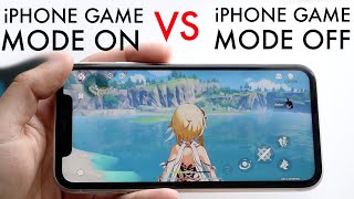 iPhone Game Mode On Vs Game Mode Off Comparison Review [upl. by Ashbaugh]