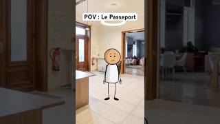 Le Passeport 📕 antoinebordes video france animation viralvideo [upl. by Chris]