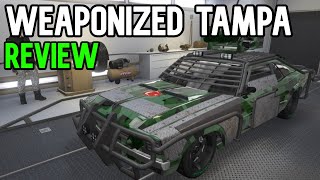 Gta 5 Weaponized Tampa Review  How to Customize Weaponized Tampa Weapons [upl. by Mosera]