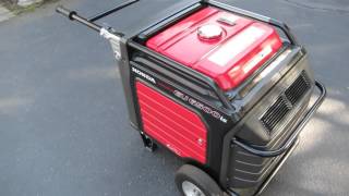 Honda EU6500is EU6500 EU6500i Generator [upl. by Nailuj]