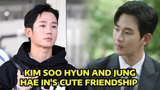 Kim Soo Hyun Talks About Friendship With Jung Hae In [upl. by Adnoek62]