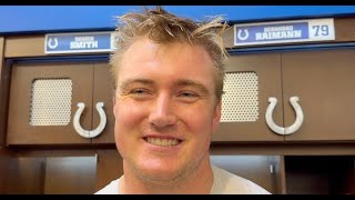 Indianapolis Colts  Bernhard Raimann is becoming a stalwart at left tackle  here he tells you why [upl. by Yellas]