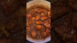 Rice  Bhagi  Stew Chicken  CaribbeanPotcom [upl. by Aniez]