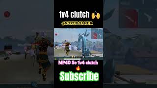 1v4 Clutch Freefire to mp40 gun 🔥Cs Rank Heroic Lobby gameplay youtubeshorts ‎NGXUBGAMER shorts [upl. by Dunham]