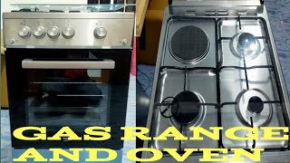 GAS RANGE and OVEN UNBOXING [upl. by Hpesoj814]