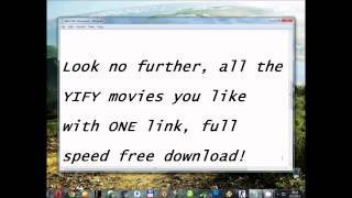 YIFY 720p Movies one link full speed FREE download [upl. by Pronty]