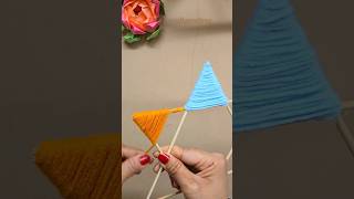 wall hanging craft idea diy shorts [upl. by Steward]