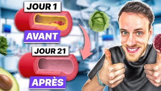 21 jours pour déboucher ses artères grâce à son alimentation infarctus AVC… [upl. by Nailil84]