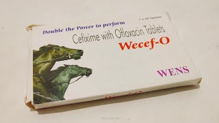 Cefixime with Ofloxacin tablet Use hindi Wecef  O tablet Uss dose side effects review [upl. by Llydnek]