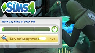 How To Scry For Assignment Reaper Career Work Task  The Sims 4 [upl. by Drusi767]