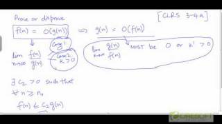 Problem Asymptotic notation properties 1 [upl. by Aniger]