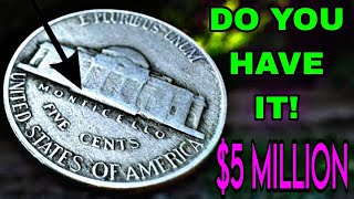 SUPER RARE TOP 7 JAFFERSON NICKELS JEFFERSON NICKELS WORTH HUGE MONEY Valuable Nickels To look For [upl. by Mannie]