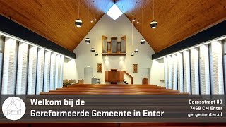 Gereformeerde Gemeente Enter  Ds J IJsselstein  Hooglied 4  Nabetrachting Heilig Avondmaal [upl. by Yelwar723]