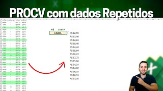 Adeus PROCV 🤣 Nova Solução Fácil  Procv com Dados Repetidos  Planilha Grátis Excel [upl. by Carthy]