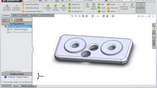 Comparing Configurations in SolidWorks [upl. by Aytnahs598]