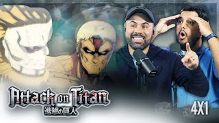 Our First Anime  Attack On Titan 4x1 quotThe Other Side of the Oceanquot Reaction  SUBBED [upl. by Pampuch]