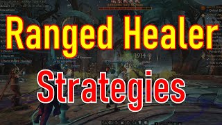 Ranged Healer Strategies for New Worlds Aeternum Gorgons Raid  Support Multiple DPS Efficiently [upl. by Enirehtahc]