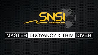 SNSI Master Buoyancy amp Trim Diver  English [upl. by Frasquito]