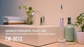 Panasonic Electric Toothbrush EWDC12W Enables Advanced Periodontal Pocket Care Europe [upl. by Ahtelat]