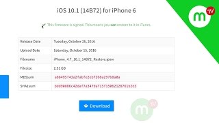 HƯỚNG DẪN 01 Tải fw iOS từ IPSWME cho iPhone  MangoTV [upl. by Justicz712]