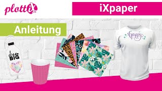 iXpaper Sublimationspapier Anleitung [upl. by Ahsinna648]