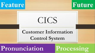 CICS Introduction in Mainframe  Features  Processing  Pronunciation  Future  Mainframe Guru [upl. by Prowel202]