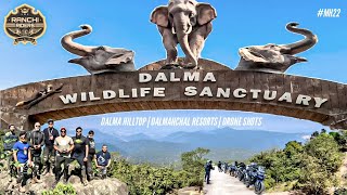 Ranchi to Dalma Wildlife Sanctuary Jamshedpur  Ranchi Riders  Dalmanchal  Dalma Hill Top mh22 [upl. by Etnovahs]