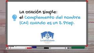 SINTAXIS FÁCIL – El complemento del nombre CN cuando es un SPrep [upl. by Josephina733]