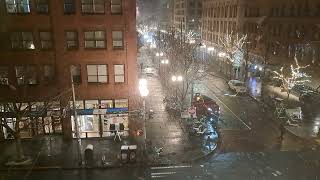 snow in Pike Place [upl. by Hoseia883]