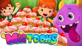 Yummy Cupcakes  More Nursery Rhymes amp Kids Songs  Mormortoons [upl. by Mishaan]