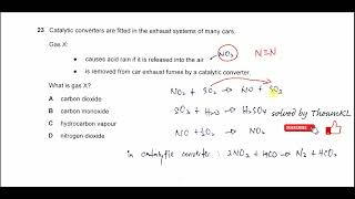 970112MJ24Q23 Cambridge International AS Level Chemistry MayJune 2024 Paper 12 Q23 [upl. by Isolt961]