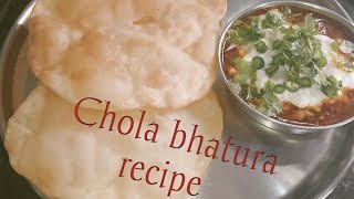 Chola bhatura recipe Easy and delicious recipe Magic in the kitchen [upl. by Gokey]