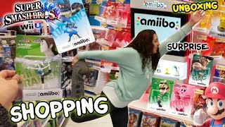 Amiibo Shopping w FGTEEV Mom amp Chase Surprise  Unboxing Super Smash Bros 4 WiiU  Wave 1 [upl. by Melisa]