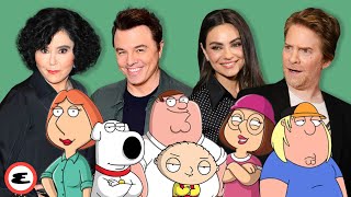 Seth MacFarlane Mila Kunis Seth Green amp Alex Bornstein Talk 25 Years of Family Guy  Esquire [upl. by Martinson]