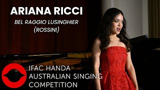 2024 Ariana Ricci Soprano SemiFinals Concert second performance Rossini [upl. by Aynad106]