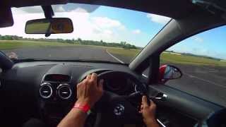 VXR Corsa onboard at Thruxton chasing a Astra VXR [upl. by Umeko]