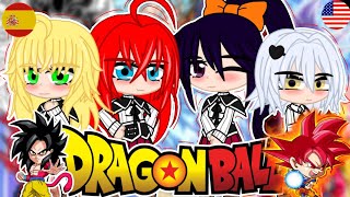 The High School DxD girls react to Goku °🇪🇸🇺🇸° [upl. by Linell814]